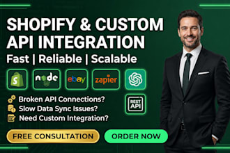 do shopify API integration and automation