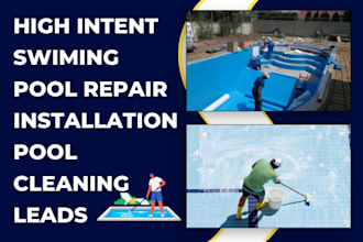 generate swimming pool construction installation renovation cleaning leads