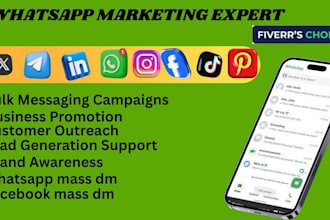 whatsapp promotion, bulk messaging and lead generation marketing