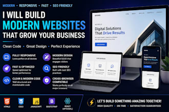 create a modern portfolio website