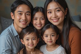 do a wonderful family portrait