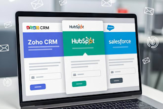 design german zoho CRM email marketing and template, hubspot campaign automation