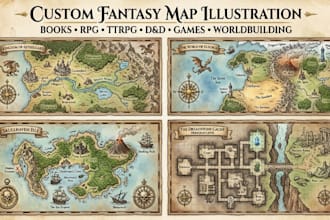 create high quality fantasy maps world maps dnd battle map rpg ttrpg map design