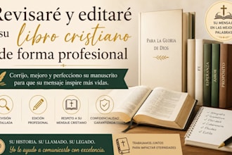 revisare y editare su libro cristiano de forma profesional
