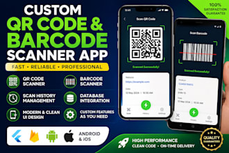 develop custom qr code and barcode scanner app