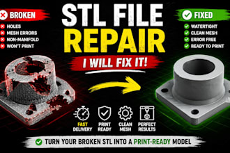 fix, repair, and make your stl files 3d print ready