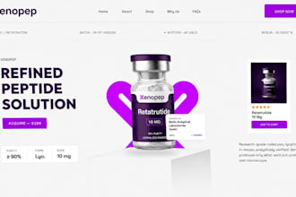 build fda complaint peptide website research peptide store woocommerce peptide