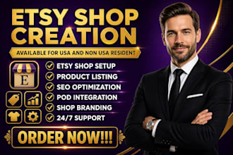 setup and optimize your etsy shop for success