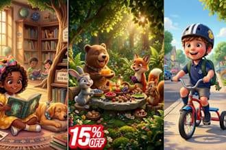 illustrate children story book children story kids illustration