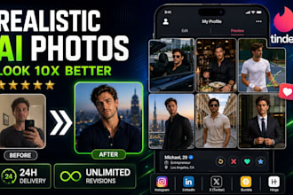 create realistic ai avatars and photos for your tinder and dating profile