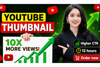 design CTR boosting youtube thumbnails