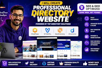 create directory website using hivepress voxel geodirectory or directorist