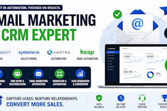 setup ontraport crm systeme io sales funnel kartra keap email automation expert