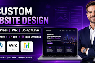 create a custom website developement in 24hours
