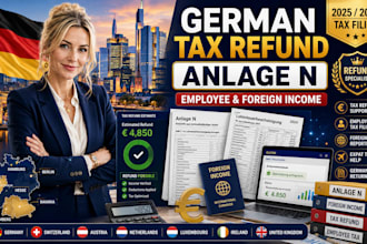 prepare german income tax refund anlage n employee foreign income tax
