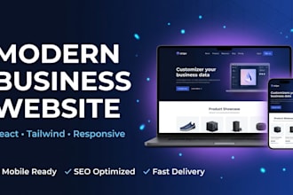 create a custom responsive corporate website with SEO optimization