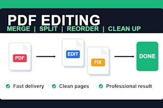 edit, merge, split and organize your PDF files
