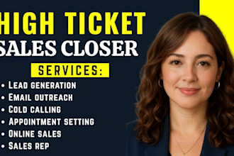 do high ticket sales closer b2b sales closer online sales rep for industries