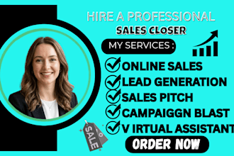 sales representative sales closer salesperson b2b sales appointment setting