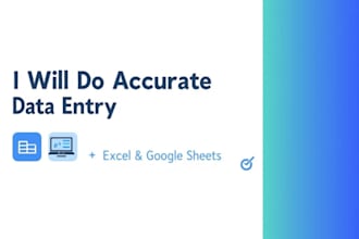 data entry, excel data, typing, copy paste, google sheets