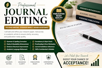 professionally edit, proofread your academic journal article