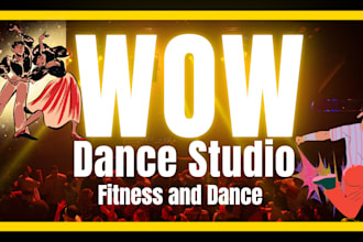 professional canva posters for gyms, dance studios and events