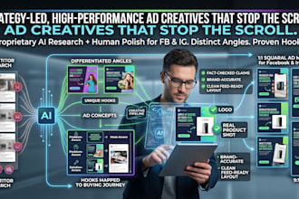 create scroll stopping ai ad creatives for facebook and instagram