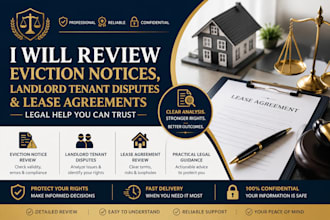 review eviction notices landlord tenant disputes and lease agreements legal help