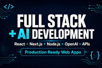 create full stack saas apps with react node and ai