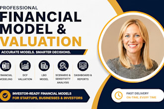 build financial models, lbo models, dcf valuation and business valuation