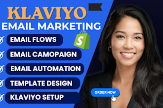 setup klaviyo flows and shopify integration, klaviyo manager