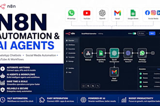 n8n automation n8n ai agent ai automation n8n social media automation ai chatbot