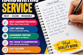 write professional handwritten letters, personal letters