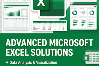 create advanced microsoft excel dashboards and reports