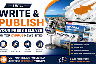 write  and  publish your press  release  to top cyprus new sites
