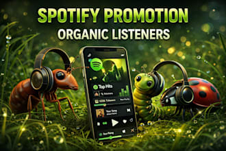 boost your spotify streams with organic promotion and real listeners