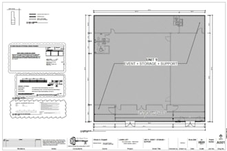 draw architectural 2d floor plans for florida and michigan permits with autocad