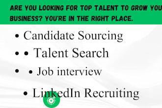 source qualified candidates fast