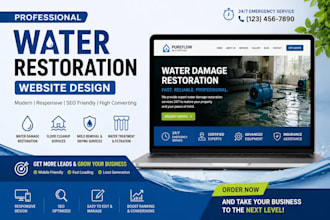make water damage restoration and fire damage restoration flood cleanup website