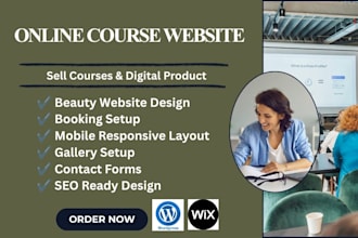 design an online course website for coaches trainers and creators