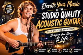 elevate your music with studio quality acoustic guitar