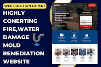 build fire damage water damage restoration mold remediation mold removal website