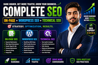 do on page and technical seo for a wordpress website