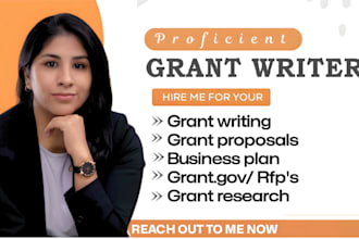 do grant proposal writing