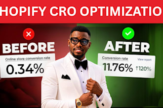 do shopify conversion rate optimization, shopify cro audit and website audit