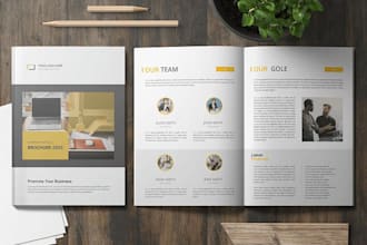 design a premium brochure or catalog for your business