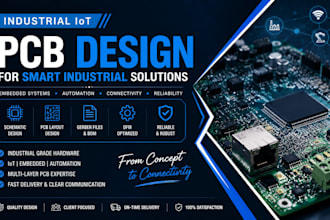 design professional industrial iot pcb and embedded hardware layouts