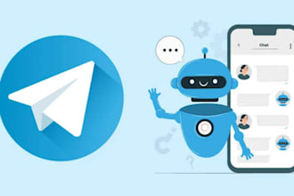 develop high performance python telegram bot for automation and trading