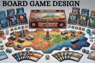 design custom board game card game tabletop game and game mechanics tcg