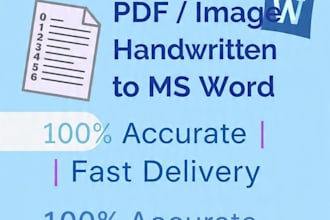 do fast and accurate data entry in excel, pdf, word